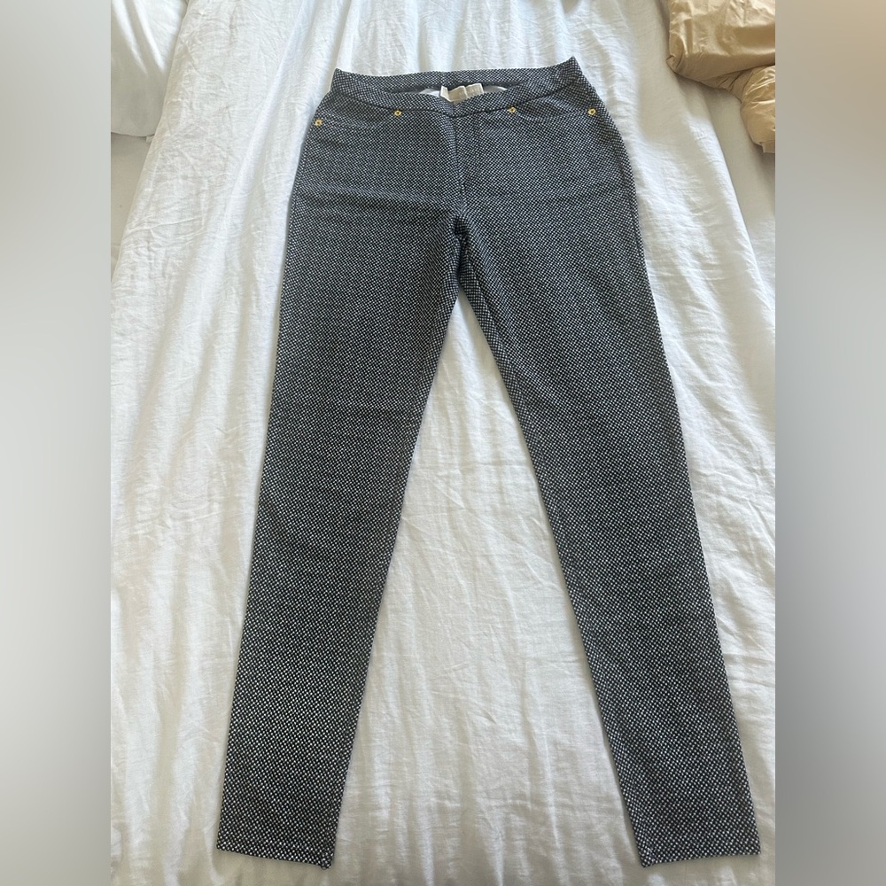 MICHAEL Michael Kors Navy and White Pants